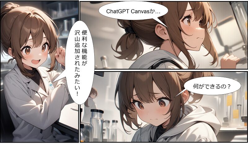 新機能ChatGPT Canvasについてお悩みの方へ