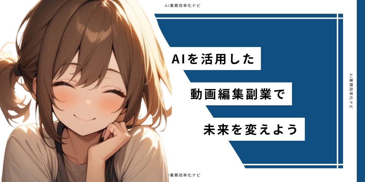 AIを活用した動画編集副業の始め方で未来を変えよう